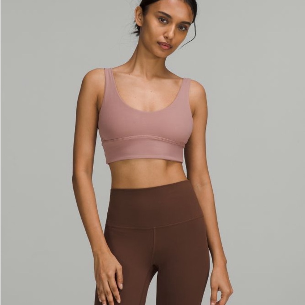 Lululemon Align V-Neck Bra Light Support, A/B Cup (Twilight Rose)